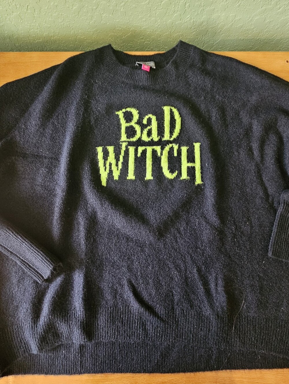 NWT- Vince Camuto Halloween Bad Witch Long Sleeve Sweater Large